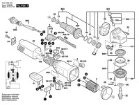 Bosch 0 601 806 773 Gws 14-150C Angle Grinder 230 V / Eu Spare Parts